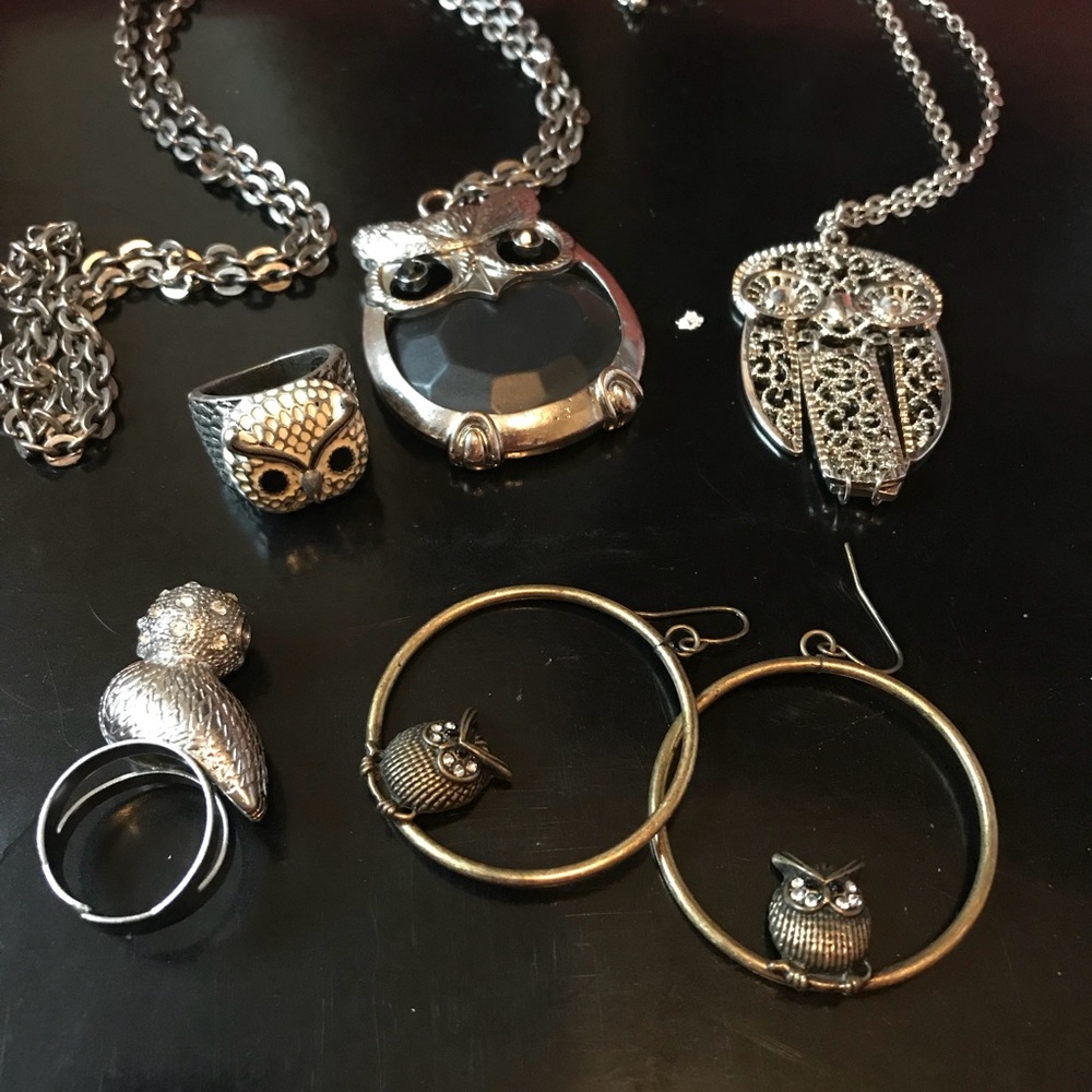 Owl jewelry bundle